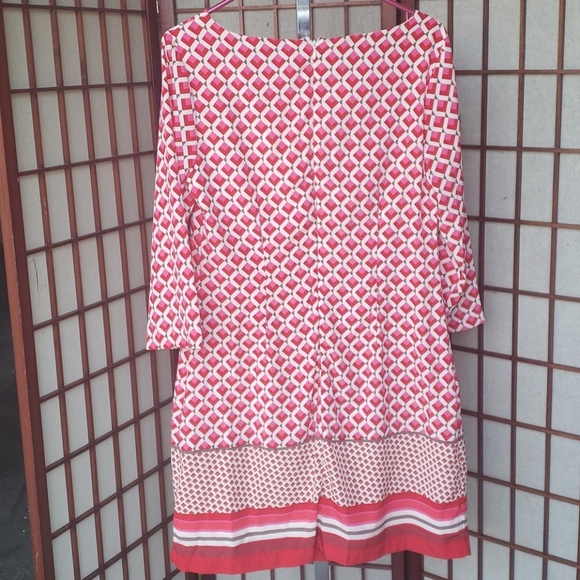 Old Navy women's red 3/4 sleeve dress, size M - Picture 5 of 7